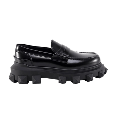 Valentino Trackstud Loafer 'Black'