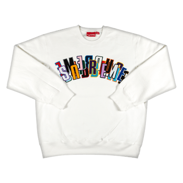 【SALE】 - 'White' Crewneck Stacked Supreme Buy SS21SW76 GOAT | WHITE トップス