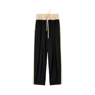Buy Jil Sander Color Block Straight Leg Pants 'Black