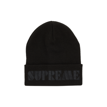 Supreme Stencil Beanie 'Black'