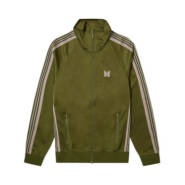 057◆NEEDLES TRACK JACKET NUBIAN OLIVE Needles Poly Smooth Track Jacket 'Olive'