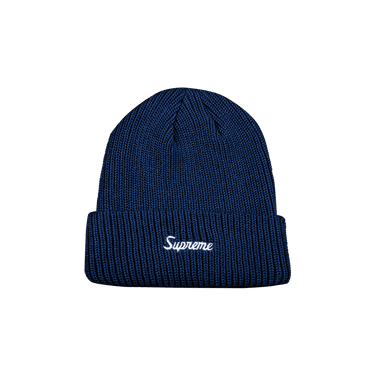 Buy Supreme Loose Gauge Beanie 'Navy' - SS21BN25 NAVY | GOAT UK