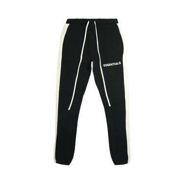 Buy Fear of God Essentials Side Stripe Sweatpants 'Black' - 0130