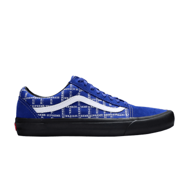 Supreme x Vans Old Skool Pro 'Logo Pattern - Royal'