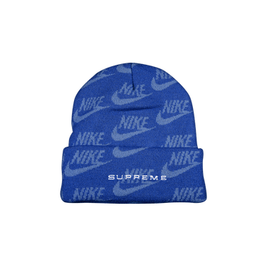 高い品質 Nike x Supreme Buy Jacquard SS21BN2 - 'Blue' Beanie Logos 帽子