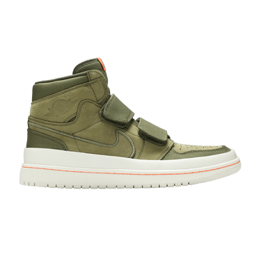 Buy Air Jordan 1 Retro High Double Strap Olive Canvas AQ7924 305 GOAT