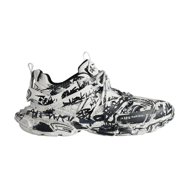 Size 6.0 Balenciaga Track Sneaker Graffiti White Black