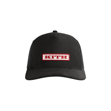 Buy Kith Microsuede Nolan Trucker Cap 'Black' - KHM050617