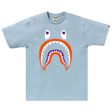 BAPE Colors Shark Ponr Tee 'Sax'