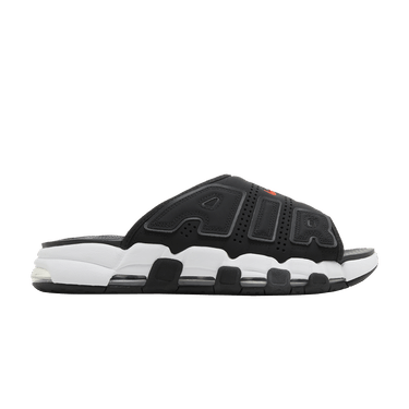 Nike Air More Uptempo Slide 'Black White Red'