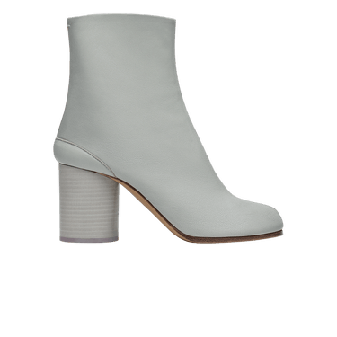 ミドルブーツ MAISON MARGIELA Women Boots S66WU0090 P5001 H0535 Silver MAISON MARGIELA Tabi split-toe crinkled metallic patent