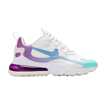 Women's air max 270 react shoes white/blue/pink on sale
