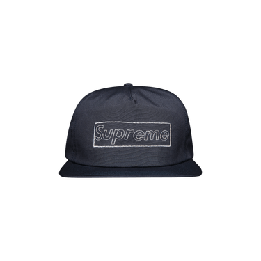 Supreme x KAWS Chalk Logo 5-Panel 'Navy'