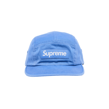 Buy Supreme Washed Chino Twill Camp Cap 'Light Royal' - SS24H103