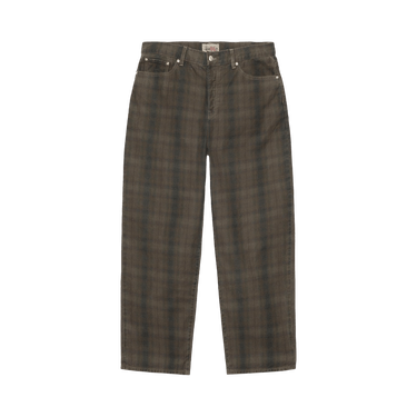 Buy Stussy Big Ol' Plaid Jean 'Olive' - 116662 OLIV | GOAT