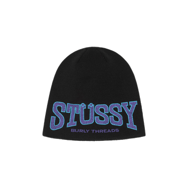 STÜSSY BURLY THREADS ブラックキャップ Stussy-Mid-Depth-Burly-Threads