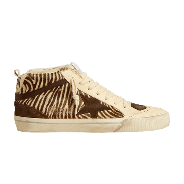 Buy Golden Goose Wmns Mid Star 'Zebra Print' - GWF00122