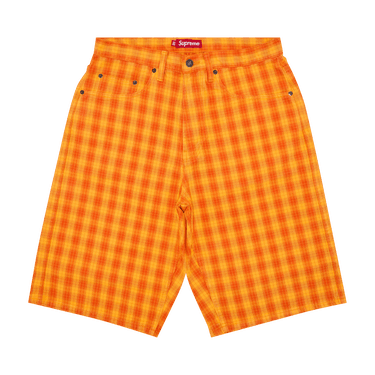 Buy Supreme Plaid Baggy Short 'Orange' - SS24SH23 ORANGE | GOAT