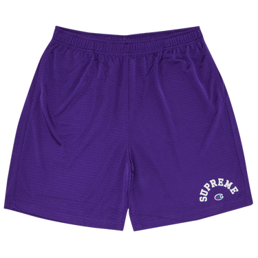 新品　24ss Supreme x Champion Mesh Short S Buy Supreme x Champion Mesh Short 'Purple' - SS24SH8 PURPLE | GOAT