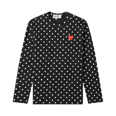 Buy Comme des Garçons PLAY Polka Dot T-Shirt 'Black/White