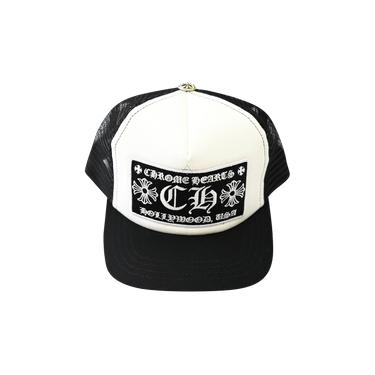 Chrome Hearts Ch Hollywood Trucker Hat 'Black/White'