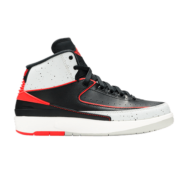 NIKE AIR JORDAN 2 RETRO (GS)23〜23.5 Nike Air Jordan 2 Retro Shoes GS Cement Grey Youth/Women's