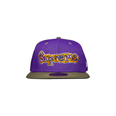 Buy Supreme x New Era Gonz Logo Hat 'Purple' - SS21H31