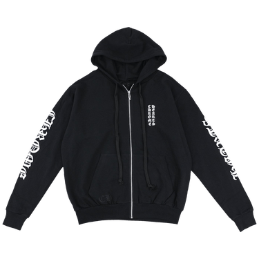 送料込♪【CHROME HEARTS】T-LOGO SCRIPT LETTERS ZIP UP HOODIE 768211_00.png.png
