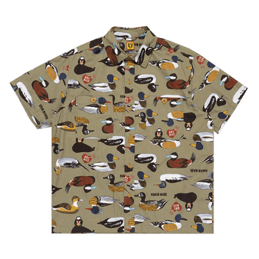 Human Made Duck Short-Sleeve Shirt 'Olive Drab'