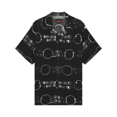 Pleasures Straps Button Down 'Black'