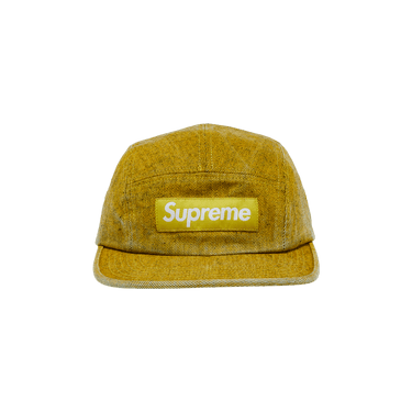 Buy Supreme Coated Denim Camp Cap 'Yellow' - SS24H35 YELLOW | GOAT