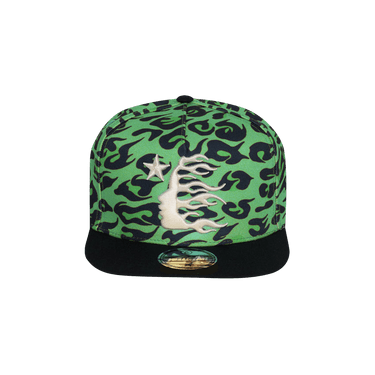 Hellstar Cheetah Print Fitted Hat Black Men's - SS24 - US