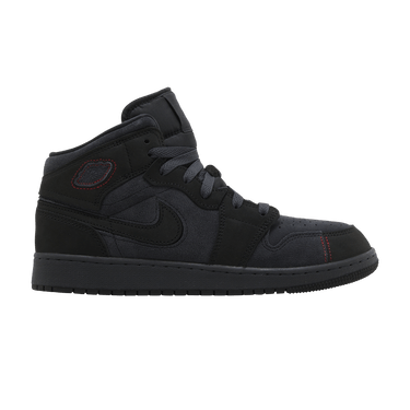Air Jordan 1 Mid SE Craft GS 'Dark Smoke Red'