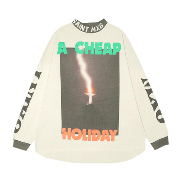 Buy SAINT Mxxxxxx A Cheap Holiday Long-Sleeve Tee 'White' - SM YS8