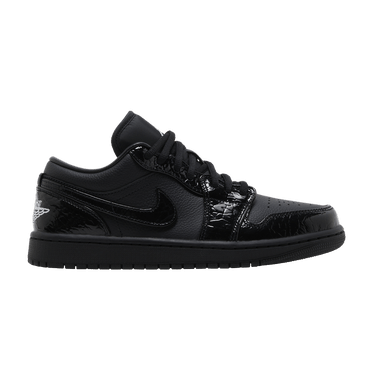 Wmns Air Jordan 1 Low SE 'Black Croc'