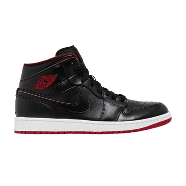 air jordan 1 retro mid black red