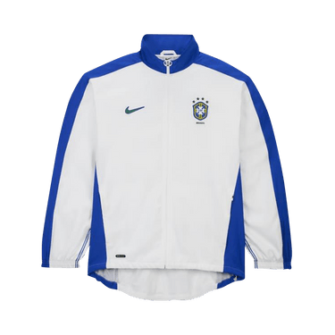 Buy Nike Brazil 1998 Reissue Soccer Replica Track Jacket 'White