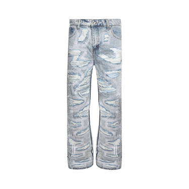 Who Decides War Distress Overlay Bare Pocket Denim 'Sky'