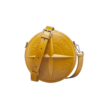 Buy Dior x Stone Island Round Bag 'Yellow' - 1ESPO335WHT H64Q | GOAT