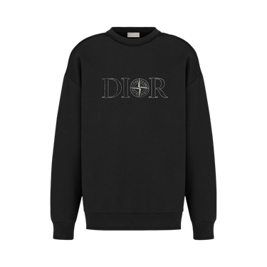 Dior ✖️Stone  ブラック ロゴ ニット　46 1448735_00.png.png
