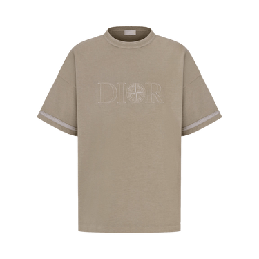 Buy Dior x Stone Island T-Shirt 'Brown' - 493J638A0554 C878