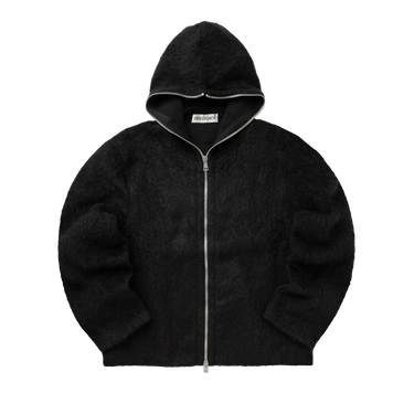 トップス 24aw OUR LEGACY Full Zip Hood Black 46 Our Legacy - Zip Hood Black Scuba