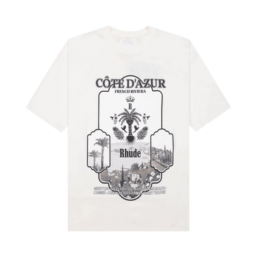 【関税込み】Rhude オフホワイト Azur Mirror Tシャツ Off-White Azur Mirror T-Shirt by Rhude on Sale