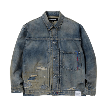 即完商品 NEIGHBORHOOD SAVAGE DENIM JKT サイズ:L NEIGHBORHOOD Savage Denim Type-1 Jacket Black | HAVEN