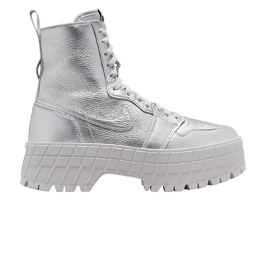 Wmns Air Jordan 1 High Brooklyn 'Metallic Silver'