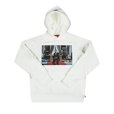 Buy Supreme Scarface Friend Hooded Sweatshirt White FW17SW35 WHITE GOAT