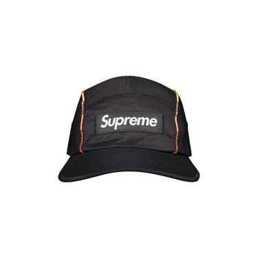 Buy Supreme Gradient Piping Camp Cap 'Black' - SS21H106 BLACK | GOAT