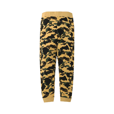 BAPE 1st Camo Slim Sweatpants 'Yellow'
