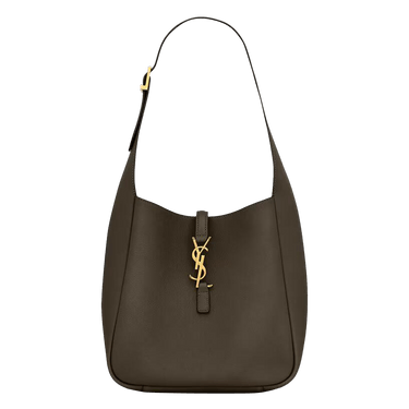 Saint Laurent Le 5 Á 7 Monogram Plaque Shoulder Bag 'Light Musk'