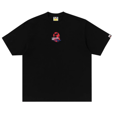 Buy BAPE Floral Solid Camo Medium Ape Head Relaxed Fit Tee 'Black